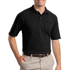 JERZEES -SpotShield  Jersey Knit Sport Shirt with Pocket. 436MP
