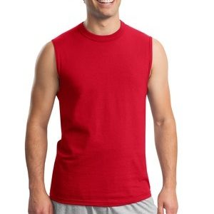 JERZEES - HiDensi-T 100% Cotton Sleeveless T-Shirt.  49M