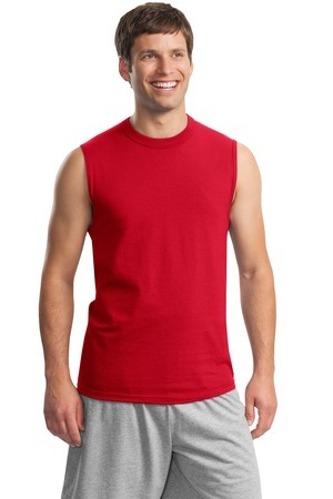 JERZEES - HiDensi-T 100% Cotton Sleeveless T-Shirt.  49M