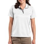 Sport-Tek - Ladies Dri-Mesh Polo with Tipped Collar and Piping.  L467
