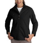 Port Authority - Ladies Textured Soft Shell Jacket. L705
