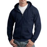 Hanes - ComfortBlend EcoSmart Full-Zip Hooded Sweatshirt. P180