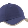 Port Authority - Twill Cap with Contrast Visor Trim and Underbill.  UBWT